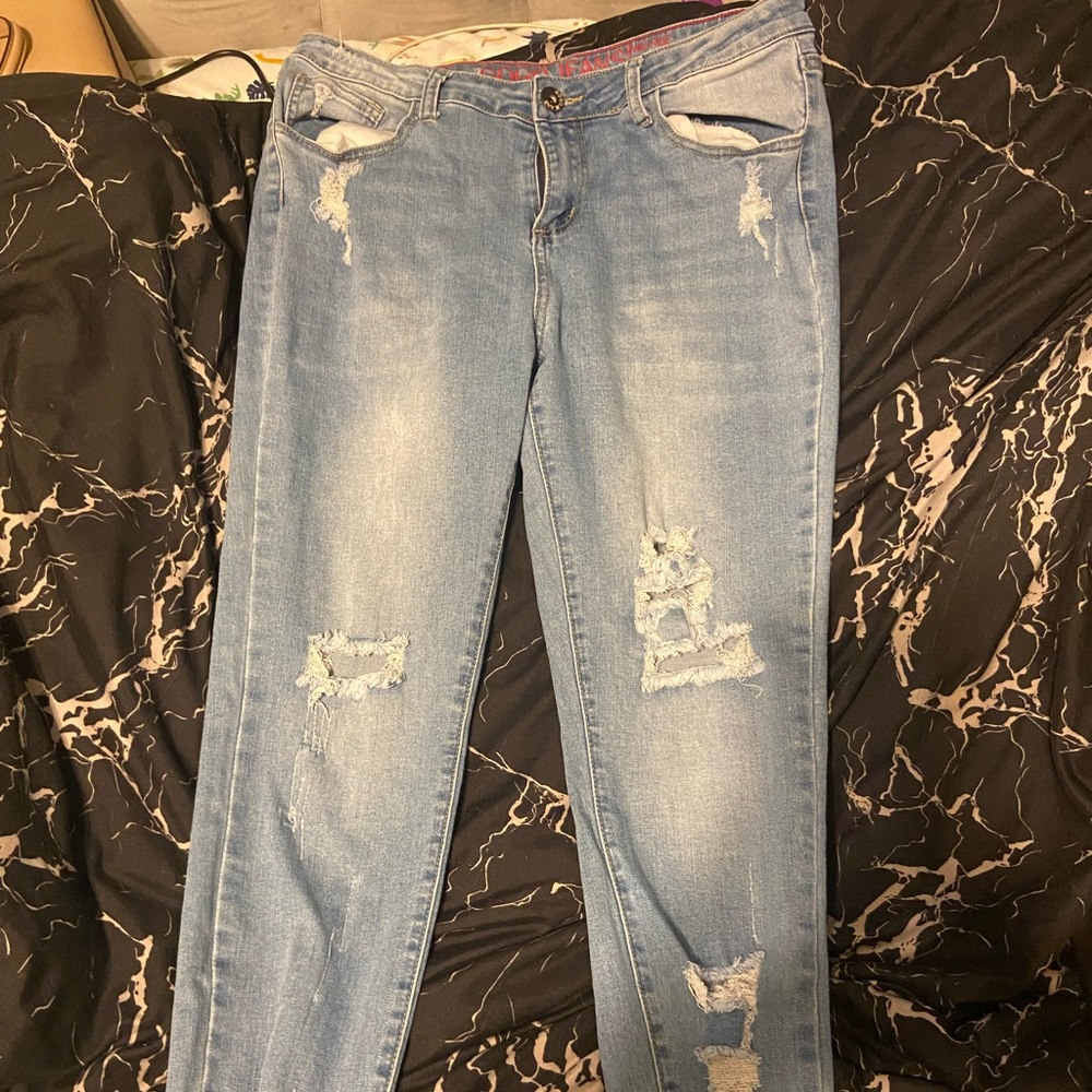 ripped jeans